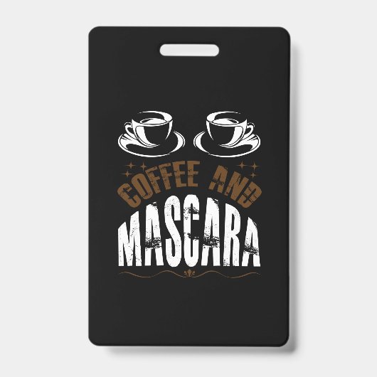 Kaffee Art Kaffee und Mascara Ausweis (Vorderseite)