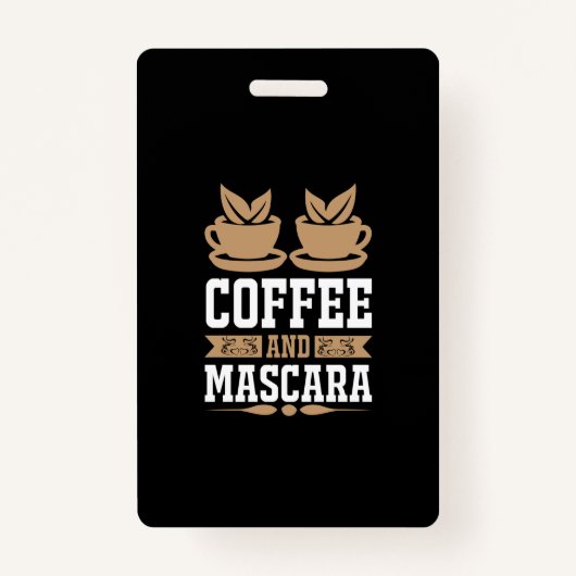 Kaffee Art Kaffee und Mascara Ausweis (Vorderseite)