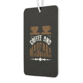 Kaffee Art Kaffee und Mascara Autolufterfrischer (Links)