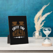 Kaffee Art Kaffee und Mascara Fotoplatte (Seite)
