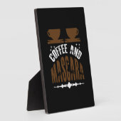 Kaffee Art Kaffee und Mascara Fotoplatte (Seite)