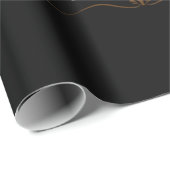 Kaffee Art Kaffee und Mascara Geschenkpapier (Rolleneckpunkt)