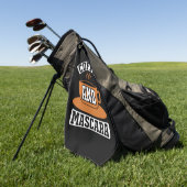 Kaffee Art Kaffee und Mascara Golfhandtuch (Gras)