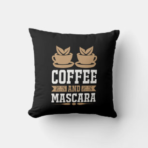Kaffee Art Kaffee und Mascara Kissen