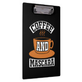 Kaffee Art Kaffee und Mascara Klemmbrett (Rechts)