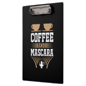 Kaffee Art Kaffee und Mascara Klemmbrett (Links)