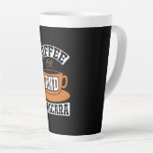 Kaffee Art Kaffee und Mascara Milchtasse (Rechte Ecke)