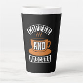 Kaffee Art Kaffee und Mascara Milchtasse (Vorderseite)