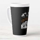 Kaffee Art Kaffee und Mascara Milchtasse (Linke Ecke)