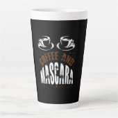 Kaffee Art Kaffee und Mascara Milchtasse (Vorderseite)