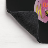 Kaffee Art Kaffee und Mascara Mousepad (Ecke)