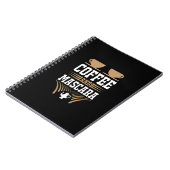 Kaffee Art Kaffee und Mascara Notizblock (Linke Seite)