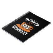 Kaffee Art Kaffee und Mascara Notizblock (Linke Seite)