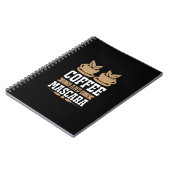 Kaffee Art Kaffee und Mascara Notizblock (Linke Seite)