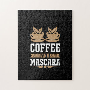 Kaffee Art Kaffee und Mascara Puzzle