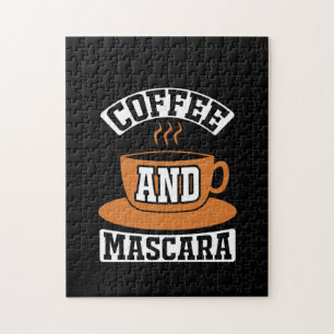 Kaffee Art Kaffee und Mascara Puzzle