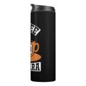 Kaffee Art Kaffee und Mascara Thermosbecher (Nach rechts gedreht)