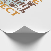 Kaffee Art Kaffeekaffee Achtung Geschenkpapier (Ecke)