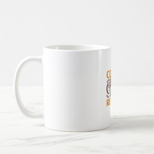 Kaffee Art Kaffeekaffee Achtung Kaffeetasse (Links)