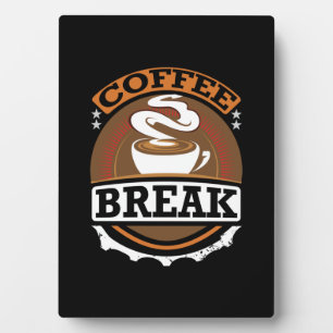 Kaffee Art Kaffeepause Fotoplatte