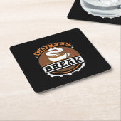 Kaffee Art Kaffeepause Rechteckiger Pappuntersetzer (angewinkelt)