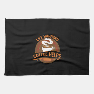 Kaffee Art Life: Kaffeelieferungen Geschirrtuch