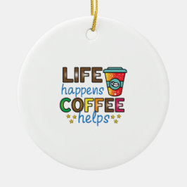 Kaffee Art Life: Kaffeelieferungen Keramik Ornament