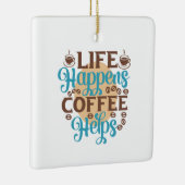 Kaffee Art Life: Kaffeelieferungen Keramikornament (Rechts)