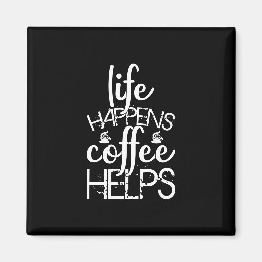 Kaffee Art Life: Kaffeelieferungen Magnet (Vorne)