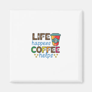 Kaffee Art Life: Kaffeelieferungen Magnet