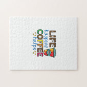 Kaffee Art Life: Kaffeelieferungen Puzzle (Horizontal)