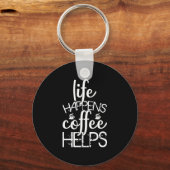 Kaffee Art Life: Kaffeelieferungen Schlüsselanhänger (Vorderseite)