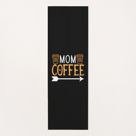 Kaffee Art Mama Kaffee Yogamatte (Vorderseite)