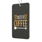 Kaffee Art Sister Coffee Autolufterfrischer (Links)