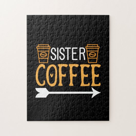 Kaffee Art Sister Coffee Puzzle (Vertikal)