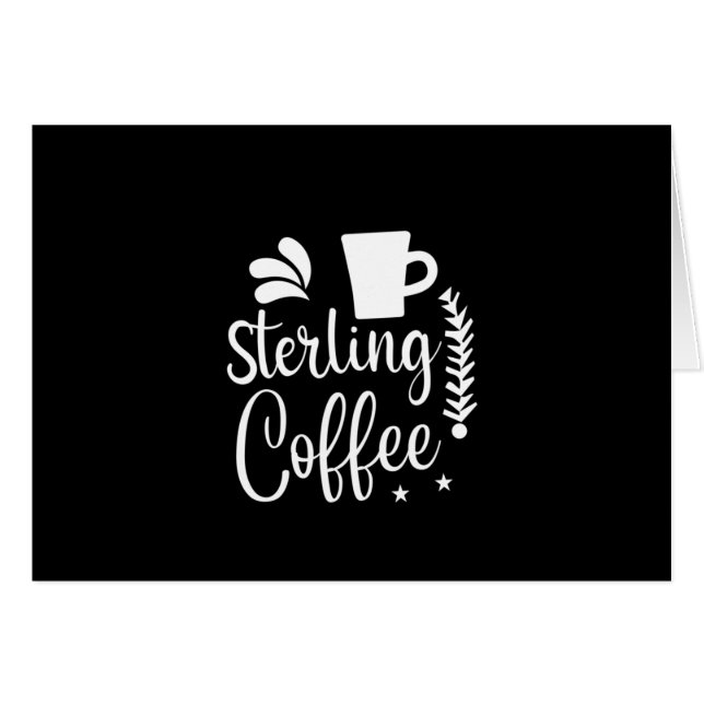 Kaffee Art Sterling Kaffee (Vorderseite (Horizontal))