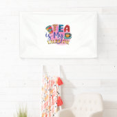 Kaffee Art Tee ist mein Valentin Banner (Insitu)