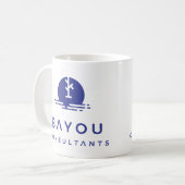 Kaffee auf der Bayou! Kaffeetasse (Vorderseite Links)