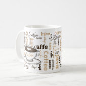 Kaffee auf der ganzen Welt Kaffeetasse (Vorderseite Links)