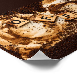 Kaffee auf Kaffee Poster