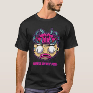 Kaffee auf meinem Kopf Weidcore Surreal Kaffee Dri T-Shirt
