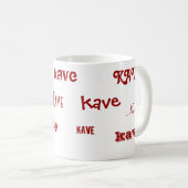 Kaffee auf Ungarn Kaffeetasse (VorderseiteRechts)