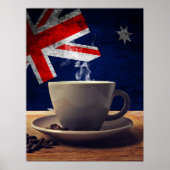 Kaffee aus Australien Poster (Vorne)