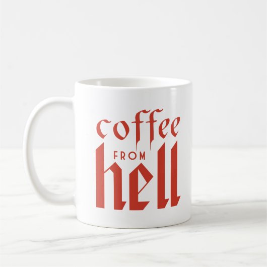 Kaffee aus der Hölle! Kaffeetasse (Links)