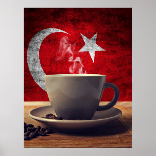 Kaffee aus der Türkei Poster