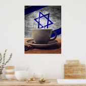 Kaffee aus Israel Poster (Küche)
