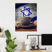 Kaffee aus Israel Poster (Heimbüro)