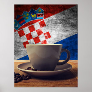 Kaffee aus Kroatien Poster