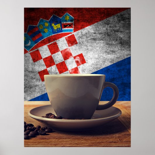 Kaffee aus Kroatien Poster (Vorne)