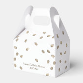 Kaffee-Baby-Dusche - ein Baby braut Geschenkschachtel (Rückseite)